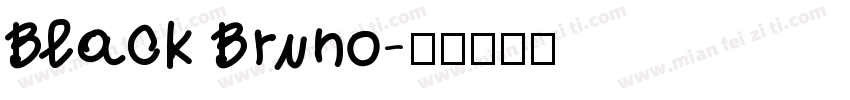 Black Bruno字体转换